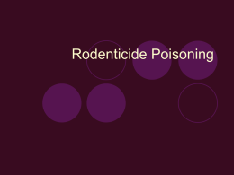 Rodenticide Poisoning