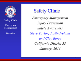 Safety Clinic PPT