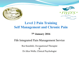 Level 2 Pain Training - Self Management