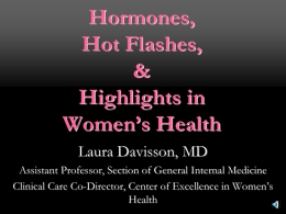 Menopause Narrated Powerpoint