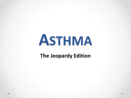 Asthma is only ever developed in childhood.