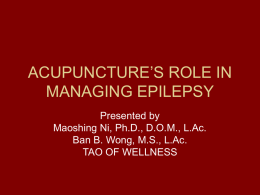 Acupuncture Meridians
