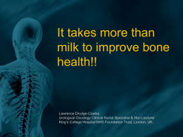 Bone Health - Tackle Prostate Cancer