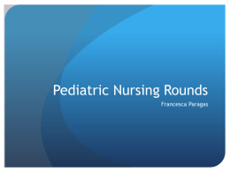 Nursing Grand Rounds - Francesca Vergara Paragas