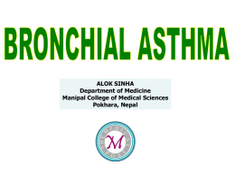 bronchial asthma - The Medical Post