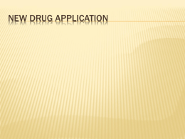 NEW_DRUG_APPLICATIONx - An International Health Care