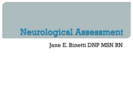 Neurological Assessment File