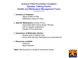 PowerPoint - Arizona Falls Prevention Coalition
