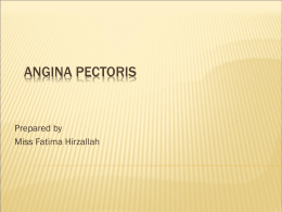 Angina Pectoris File