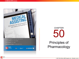 Principles of Pharmacology - McGraw Hill Higher Education