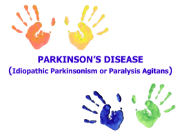 PARKINSON`S DISEASE - 123seminarsonly.com