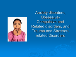 Anxiety disorders