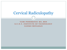 Impression 1-Cervical Radiculopathy