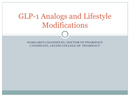 GLP-1 Analogs and Lifestyle Modifications