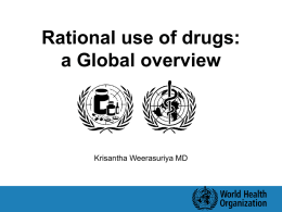 Rational Use of Drugs in the Public and Private Sectors