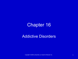 ADDICTIVE DISORDERS PP 1