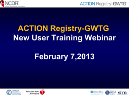 ACTION Registry-GWTG Limited Form