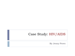 Case Study: HIV/AIDS