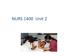 NURS1400/NURS 1400 Unit 2x