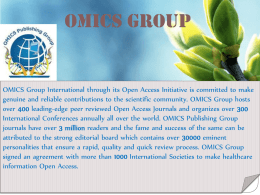 Psychotherapy - OMICS International