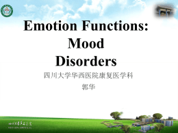 Causes of mood disorders