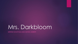 Mrs. Darkbloom