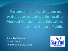 Partnerships for protecting our water sources and public