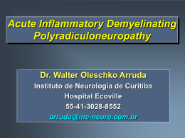 AIDP and reflexes - Instituto de Neurologia de Curitiba
