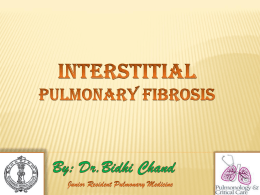 INTERSTITIAL - Department Of Pulmonary Medicine