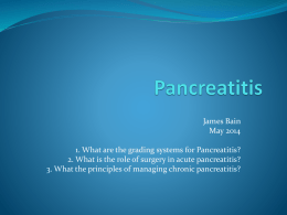 Pancreatitis - 175 Days In the West