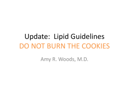 Update: Lipid Guidelines - American College of Physicians