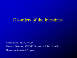 disorders of the intestine