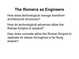 The Romans as Engineers