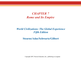 Chapter 7: Rome and Its Empire