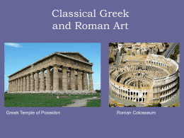 Classic Greek and Roman Art