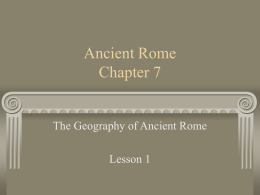 Ancient Rome Chapter 7