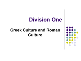 Chapter_One_Greek_Culture_and_Roman_Culture
