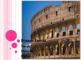 Roman Empire - Yelm Community Schools / Overview