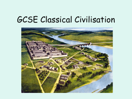 Classical Civilisation at KS4