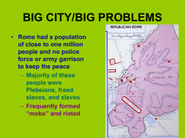 BIG CITY/BIG PROBLEMS - North Andover Public Schools