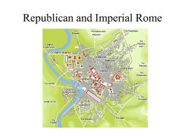 Republican and Imperial Rome