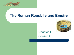 The Roman Republic and Empire - Montgomery County Schools, …