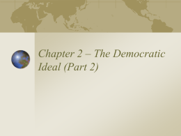 CHAPTER 2 Political Theory and Political Beliefs