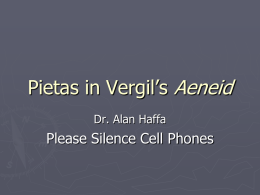 An Outline to Vergil’s Aeneid