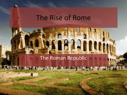 The Rise of Rome