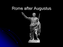 Rome after Augustus