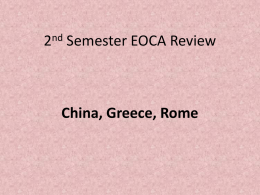 2nd Semester EOCA Review