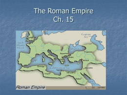 The Roman Empire Ch. 15