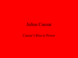 Julius Caesar - SCHOOLinSITES