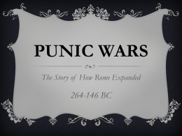 Punic Wars - Warren County Public Schools